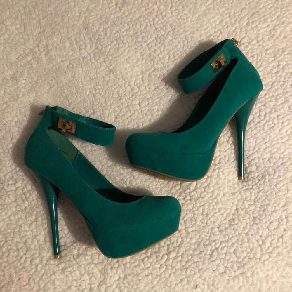 Ankle strap stilettos